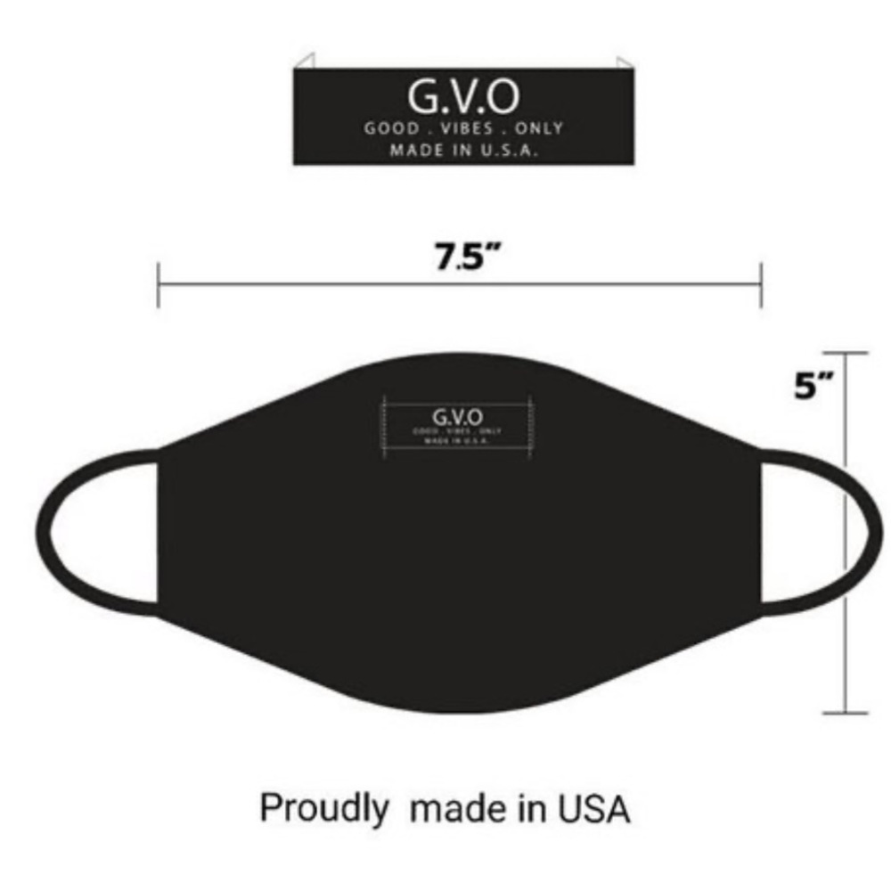 ‼️ Unisex Face Mask Protective Good Vibes USA Made - Picture 2 of 8
